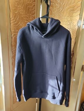 Kenneth Cole Navy Blue Pullover Hoodie